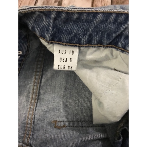 Cotton On Boyfriend Jeans Distressed Sz. 6 - Picture 4 of 5